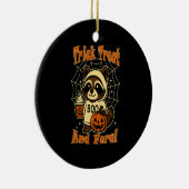 Süßes oder Saures und wild Süßer Halloween Keramik Ornament (Rechts)