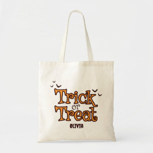 Süßes oder Saures Vintage-Halloween Tragetasche