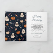 Süßes oder Saures zum dritten Geburtstag Geburtsta Karte (Innenseite)