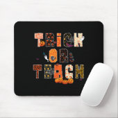 Süßes oder Streich Halloween-Schul-Lehrer Bildung Mousepad (Mit Mouse)