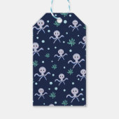 Süßes Oktopus-Muster Geschenkanhänger (Vorderseite)