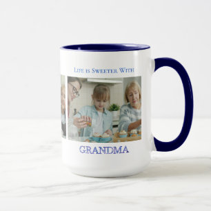Süßes Oma-Foto-Geschenk Tasse