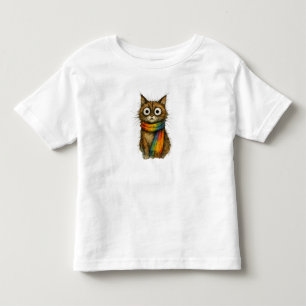 Süßes Orange Tabby-Katze-Kinder-Grafik-T-Shirt Swe Kleinkind T-shirt