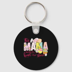 Süßes Oster-Mama-Hasen-Blumen-Muttertags-Frühling Schlüsselanhänger