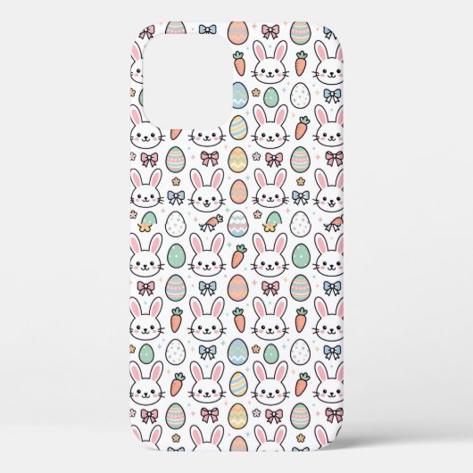 Süßes Osterhase & Eier Kawaii Muster iPhones Case-Mate iPhone Hülle (Rückseite)