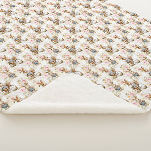 Süßes Osterhase-Sherpa-Decke Sherpadecke