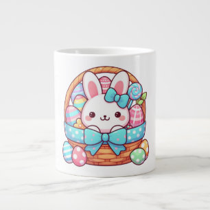 Süßes Osterhasen-Körbchen Jumbo-Tasse