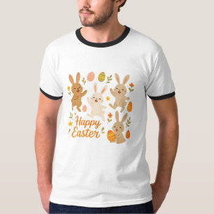 Süßes Osterhasen-mit-Eiern-T-Shirt T-Shirt