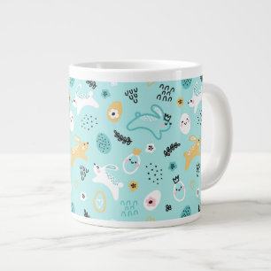 Süßes Osterhasen-Muster Kawaii-Kaninchen Eier Jumbo-Tasse