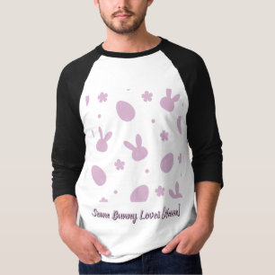 Süßes Osterhasen-Muster-Shirt – Pastell-Hase & E T-Shirt