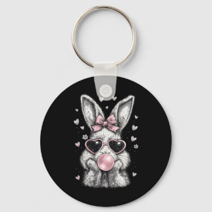 Süßes Osterhasen-Shirt für Frauen Rosa Hase Coqu Schlüsselanhänger