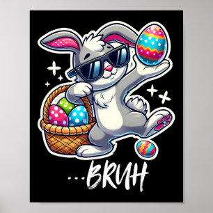 Süßes Osterhasen-T-Shirt, bezauberndes Kaninchen-S Poster
