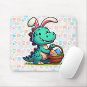 Süßes Osterhasendinosaurier-Mauspad Mousepad (Mit Mouse)
