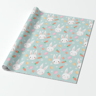 Süßes Osterhasenmuster Geschenkpapier