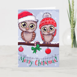 Süßes Owl zu Weihnachten