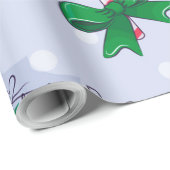 Süßes Owl zu Weihnachten Geschenkpapier (Rolleneckpunkt)