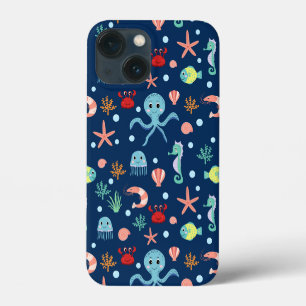 Süßes Ozean-Meeresleben-Muster Case-Mate iPhone Hülle