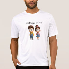 Süßes Paart-Shirt | Jahrestagsgeschenk | Brauche d T-Shirt