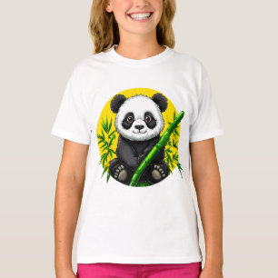 🐼 Süßes Panda-Bambus-Kindergeschenk ✨ T-Shirt