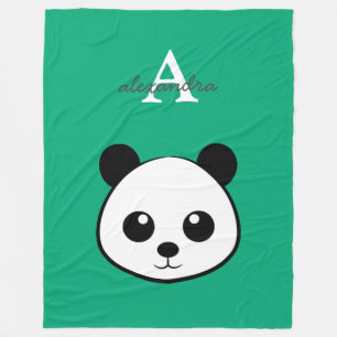 Süßes Panda-Bären-Fleece-Decke Personalisiert Fleecedecke