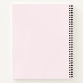 Süßes Panda-Bow-Notebook Notizblock (Rückseite)