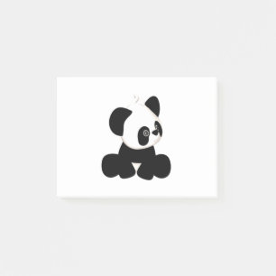 Süßes Panda-Design Post-it Klebezettel