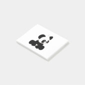Süßes Panda-Design Post-it Klebezettel (angewinkelt)