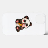 Süßes Panda Eis Case-Mate iPhone Hülle (Rückseite (Horizontal))
