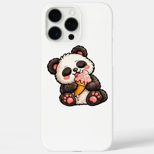 Süßes Panda-Eis Case-Mate iPhone Hülle (Rückseite)