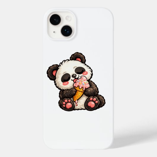 Süßes Panda-Eis Case-Mate iPhone Hülle (Rückseite)