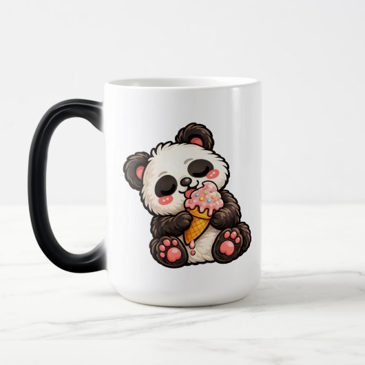 Süßes Panda-Eis Verwandlungstasse (Links)