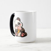 Süßes Panda-Eis Verwandlungstasse (Vorderseite Links)