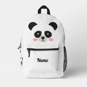 Süßes Panda-Gesicht Personalisiert – Benutzerdefin Bedruckter Rucksack