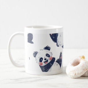 Süßes Panda-Muster-Kaffeetasse Kaffeetasse
