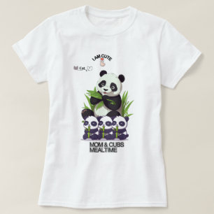 Süßes Panda-Mutter-T-Shirt – Reizendes Muttertagsg T-Shirt