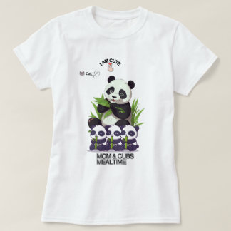Süßes Panda-Mutter-T-Shirt – Reizendes Muttertagsg T-Shirt