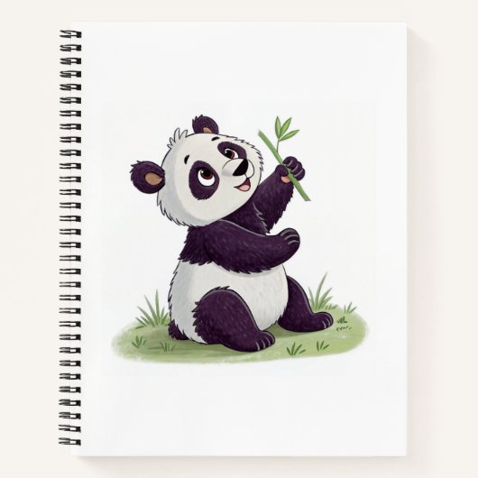 Süßes Panda Notizbuch | Dream Quill (Vorderseite)