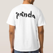Süßes Panda-T-Shirt T-Shirt (Rückseite)
