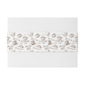 Süßes Papier Einladungsbanderole (Rückseitenbeispiel)