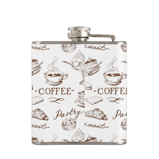 Süßes Papier Flachmann (Rückseite)