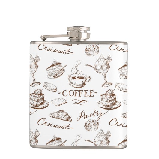 Süßes Papier Flachmann (Vorderseite)