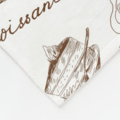 Süßes Papier Fleecedecke (Ecke)