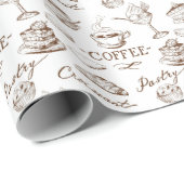 Süßes Papier Geschenkpapier (Rolleneckpunkt)