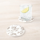 Süßes Papier Getränkeuntersetzer (Seite)