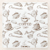 Süßes Papier Glasuntersetzer (Vorderseite)