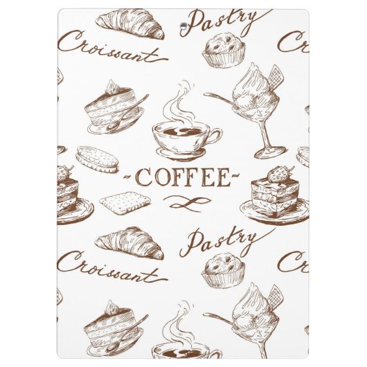 Süßes Papier Klemmbrett (Rückseite)