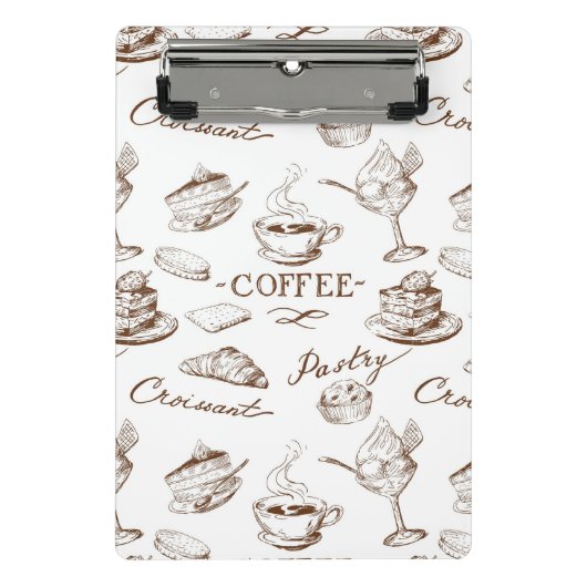 Süßes Papier Mini Klemmbrett (Vorderseite)