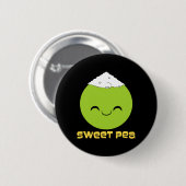 Süßes Pärchen-Verhältnis-Performance Button (Vorne & Hinten)