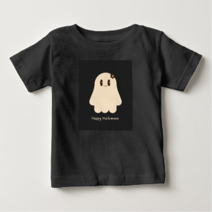Süßes Pastell-Geister-Happy-Halloween-Baby-T-Shirt Baby T-shirt