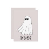 Süßes Pastell-Geister-Muster Mitteilungskarte (Vorderseite/Rückseite Beispiel)